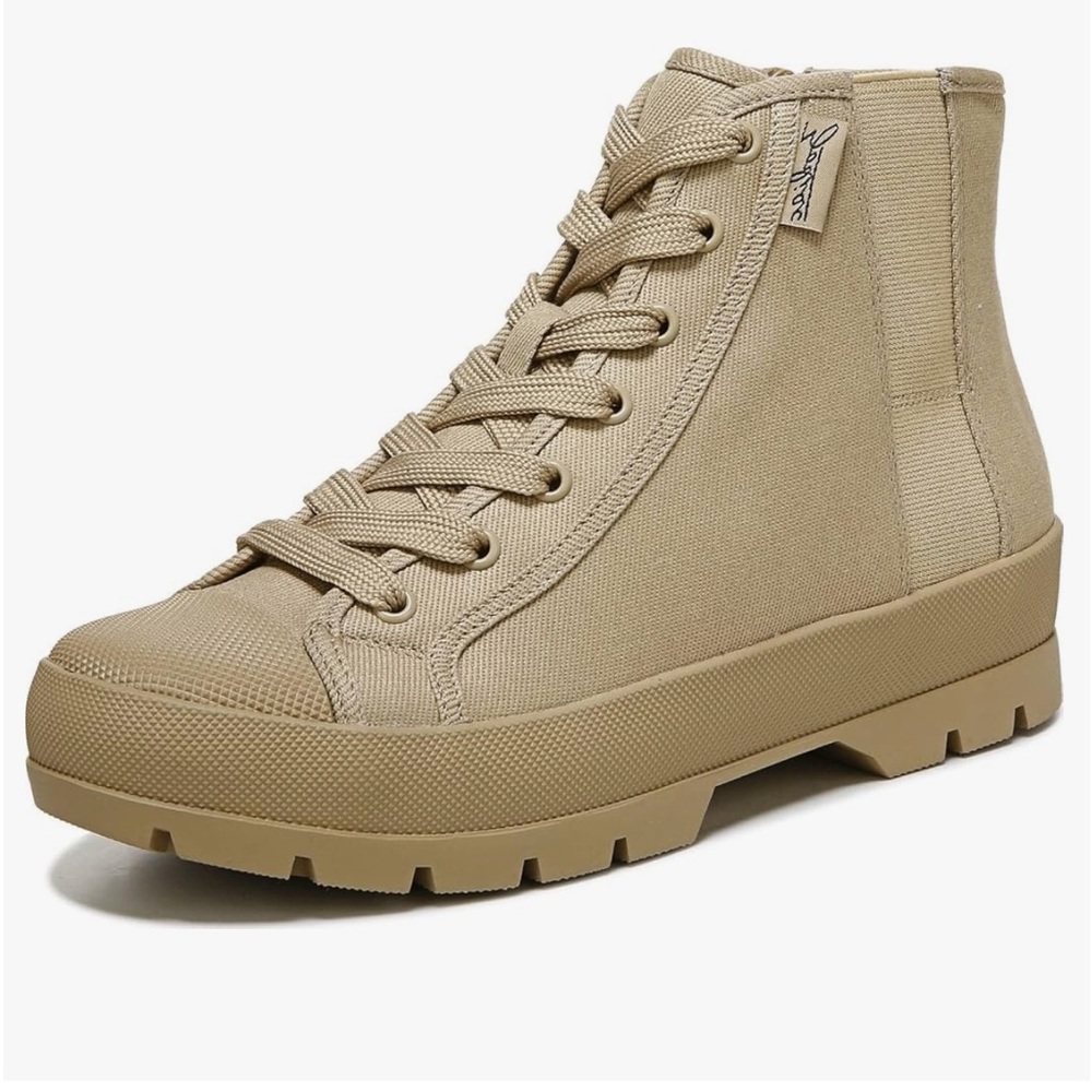 ZODIAC Women,s Sand Logan Oxford Sneakers Sand Twill Size 8,5 Like New